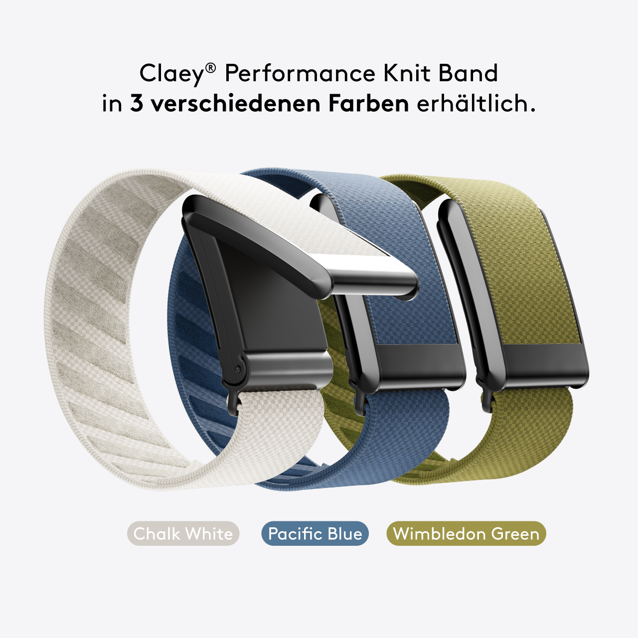 Performance Knit - Chalk White - Armband für Whoop 4.0